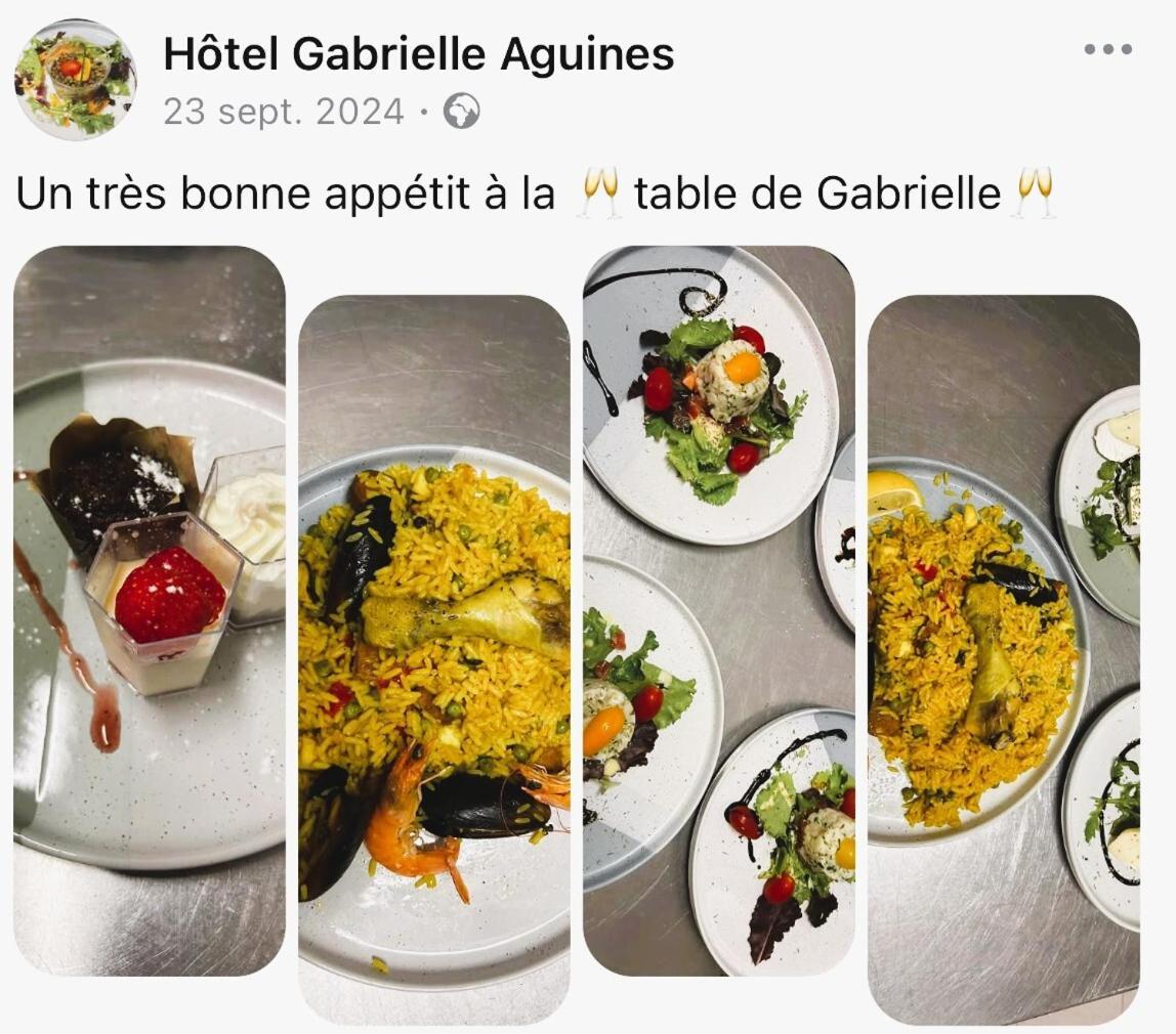 Gabrielle Hotel Aiguines Bagian luar foto